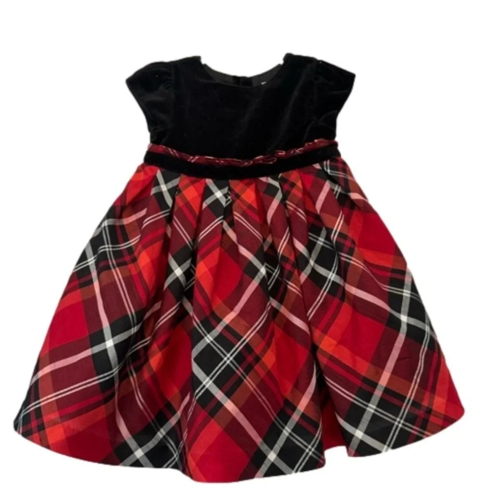 Gymboree Holiday Plaid Dress 18-24 months